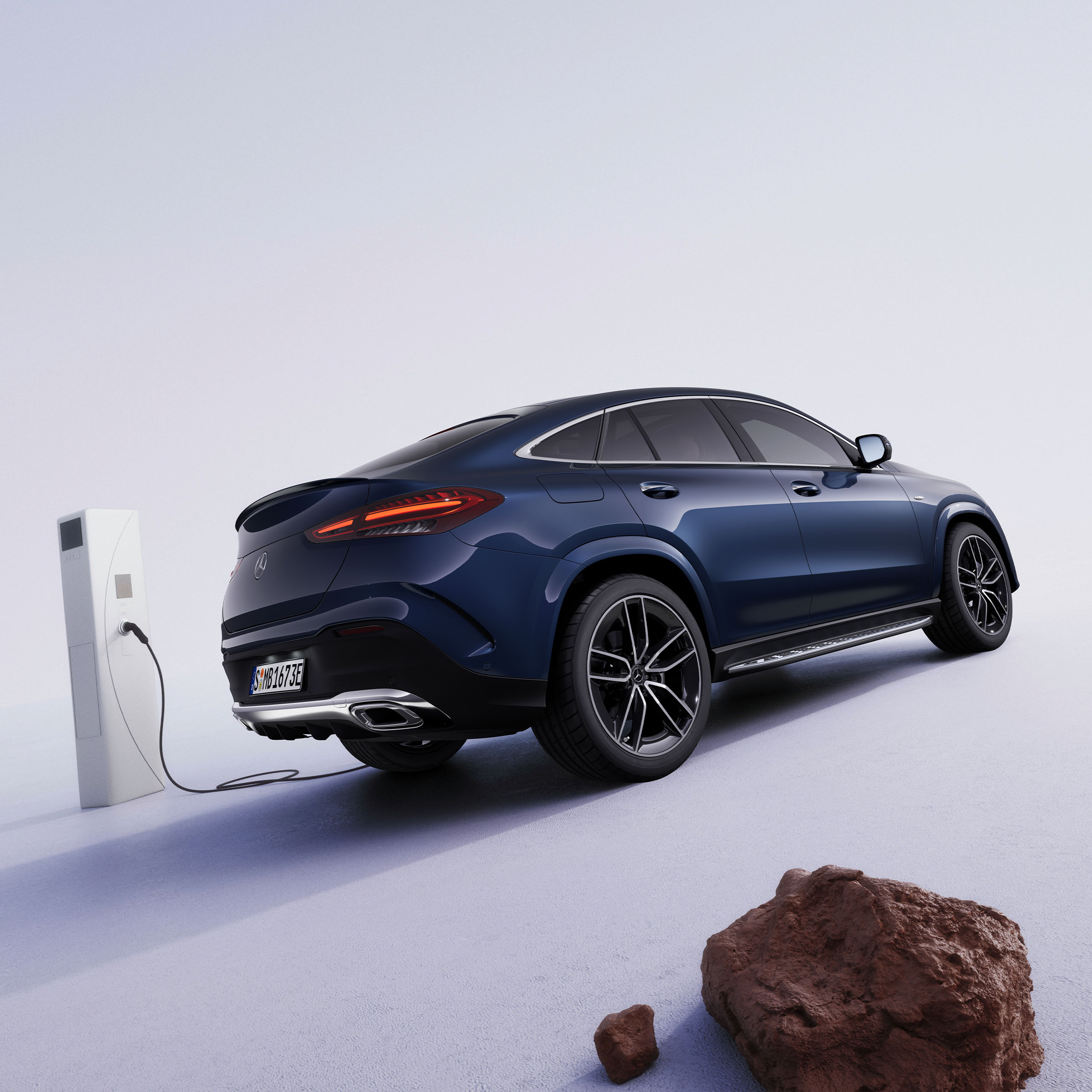 De GLE 350 de 4MATIC met EQ hybride technologie van Mercedes-Benz.
