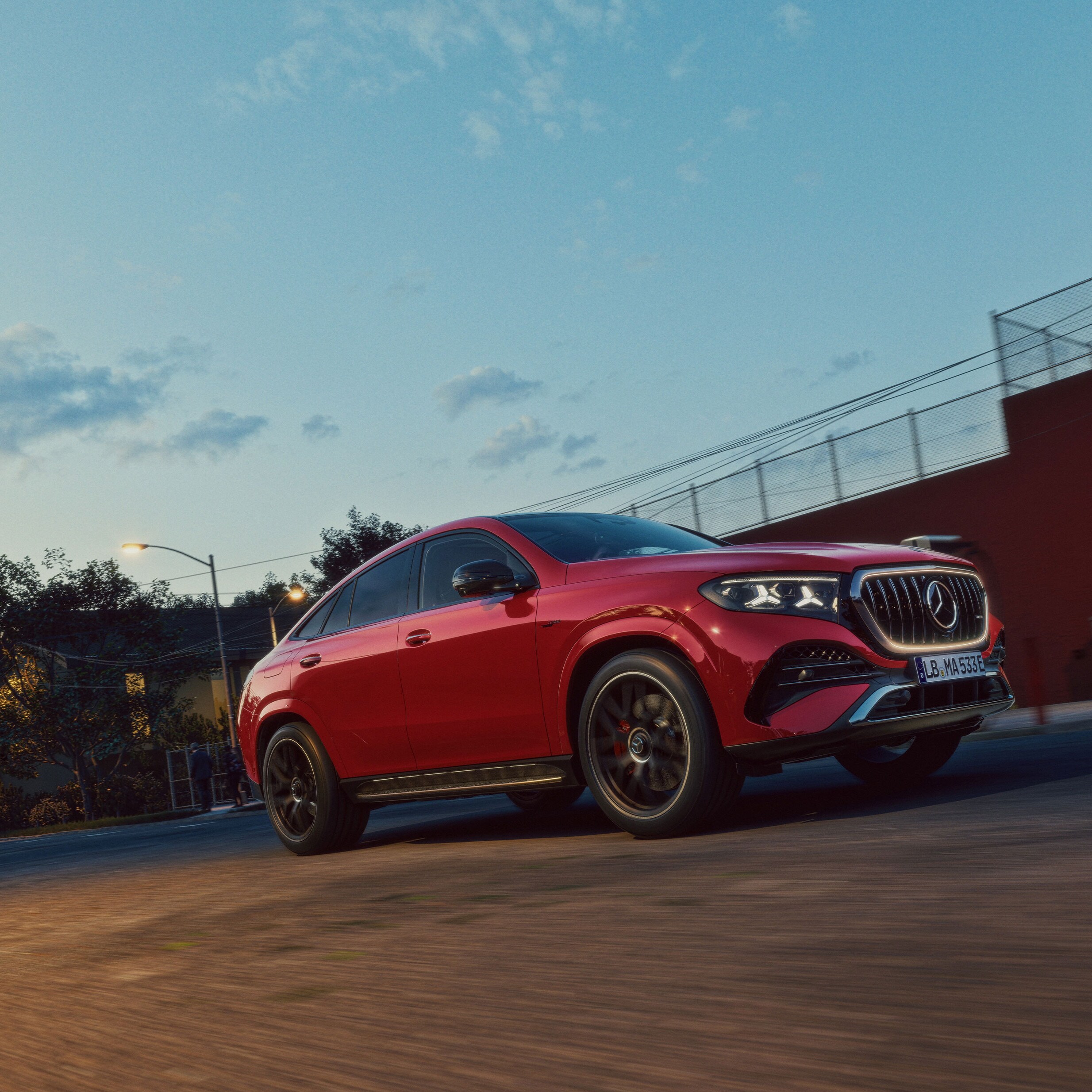 Het exterieur van de nieuwe Mercedes-AMG GLE Coupé.