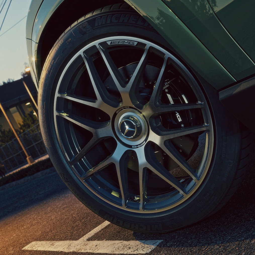 De performancevelgen van de GLE 53 4MATIC+ van Mercedes-AMG.