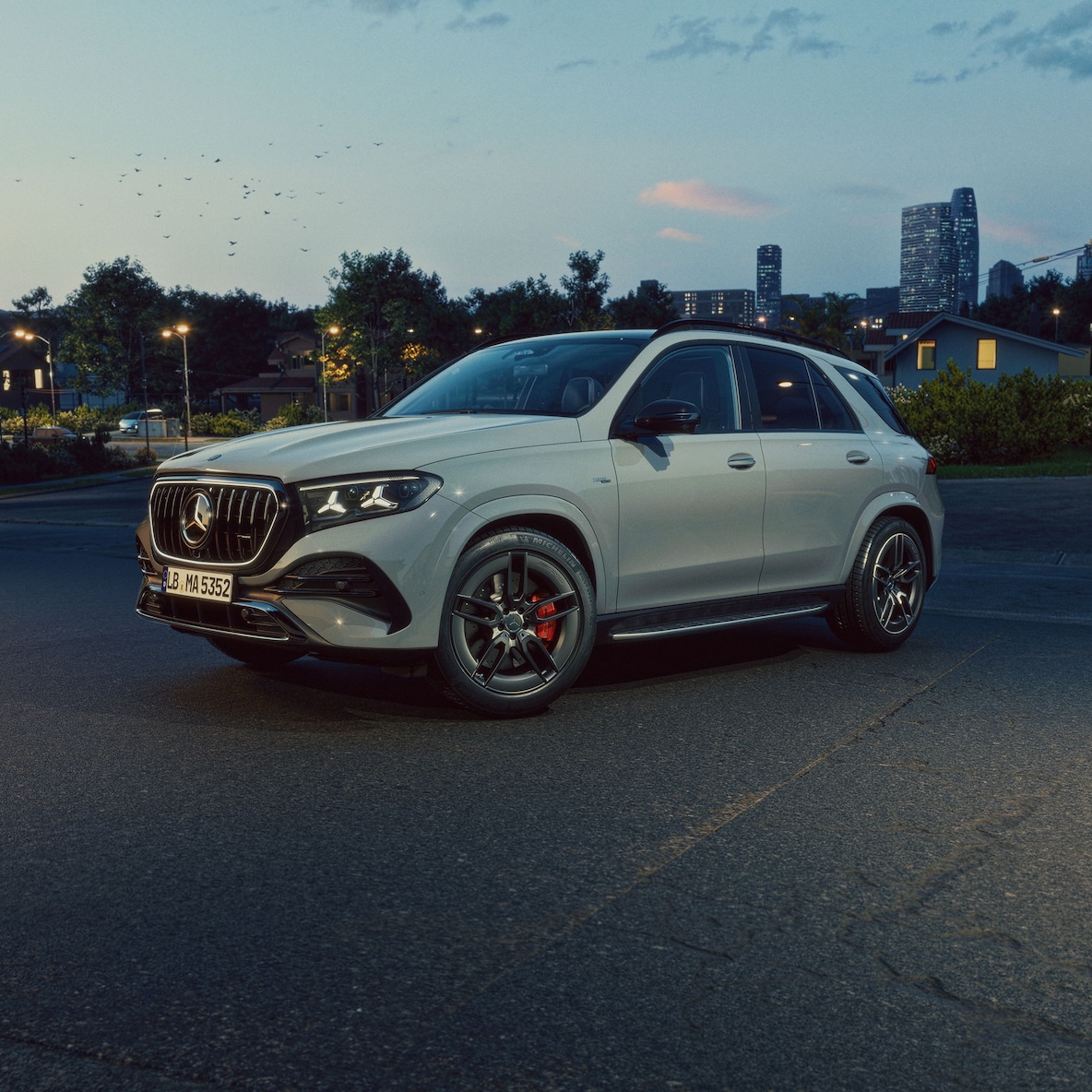Het exterieur van de GLE 53 4MATIC+ van Mercedes-AMG.