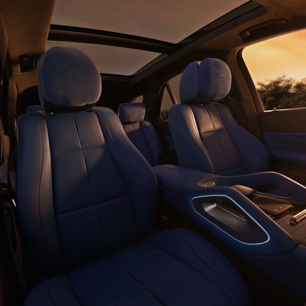 De multicontourstoelen van de nieuwe Mercedes-Benz GLE.