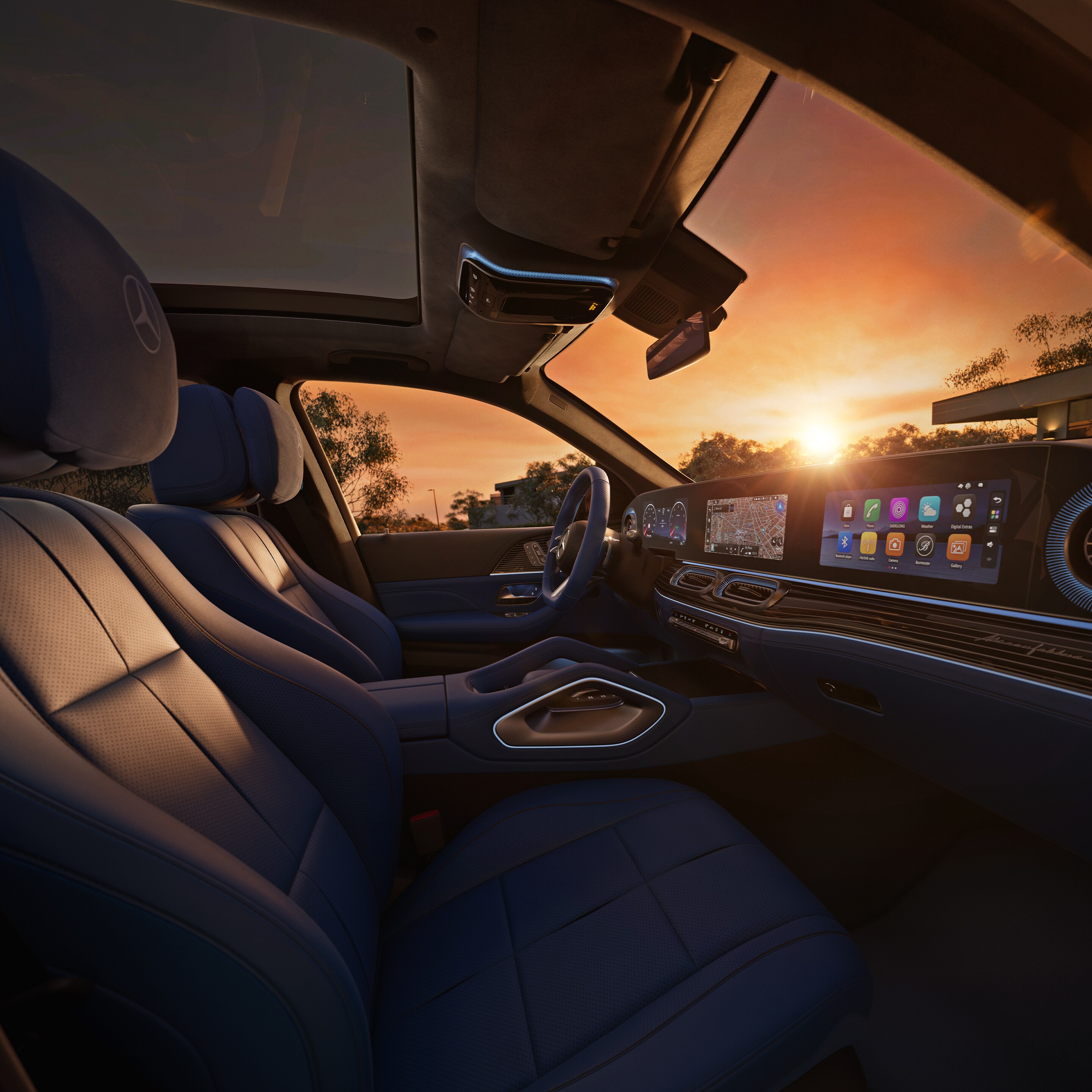 Het interieur van de nieuwe GLE.