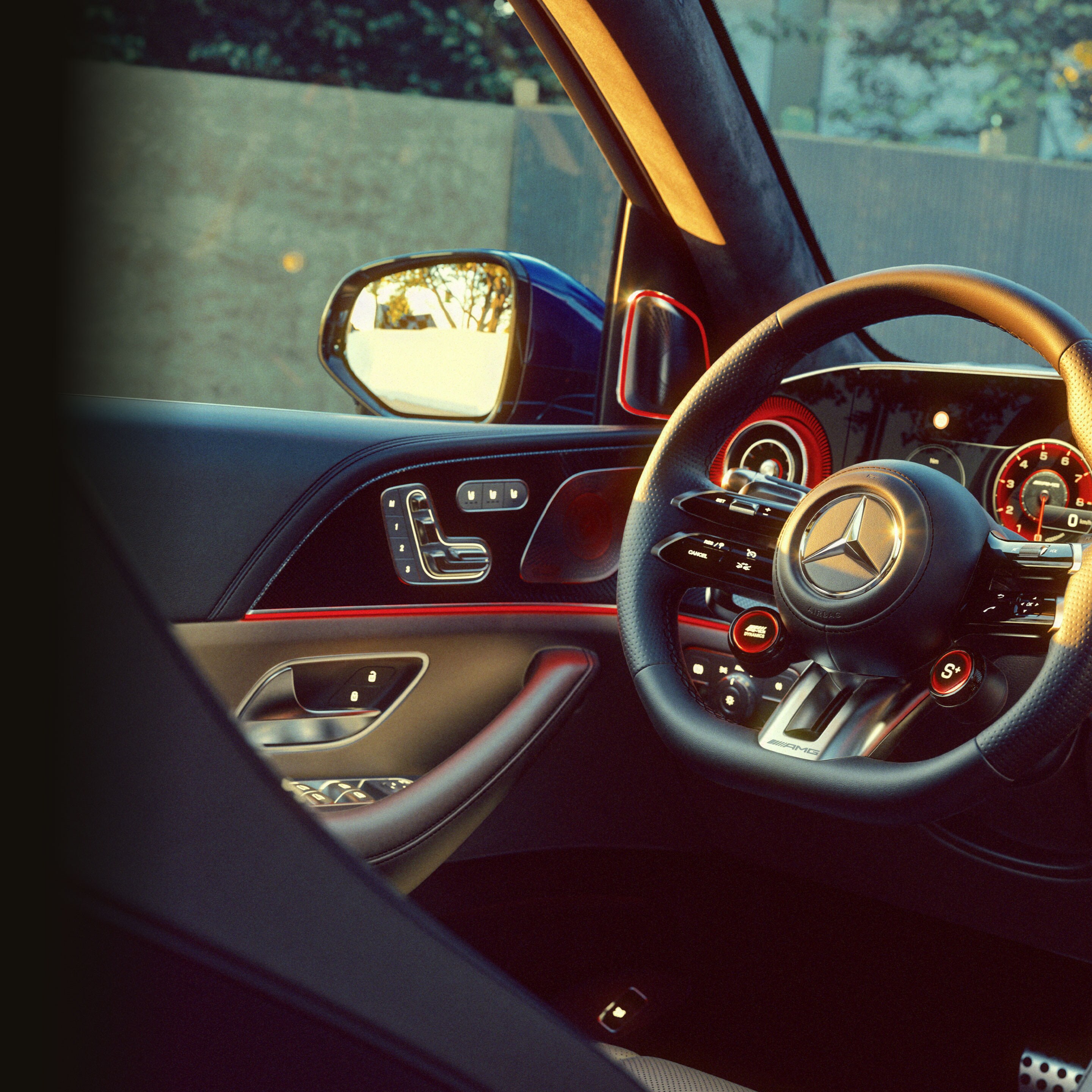 Het interieur van de Mercedes‑AMG GLS 63 4MATIC+.