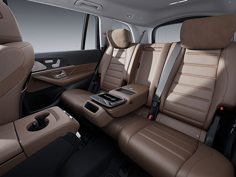Comfortpakket plus achter voor de nieuwe GLS van Mercedes-Benz.