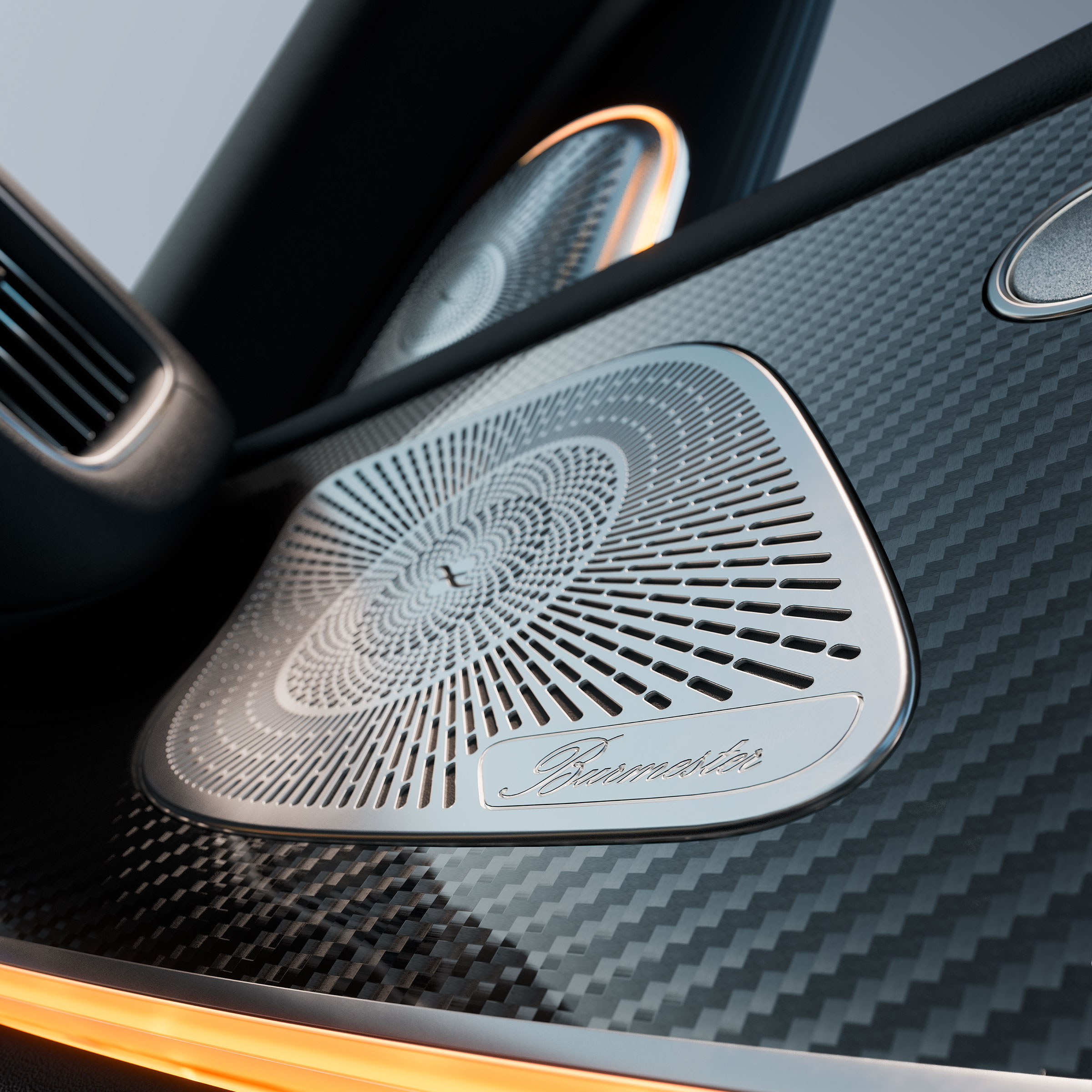 Luidsprekers van het Burmester® surround sound system in de Mercedes-Benz GLS.