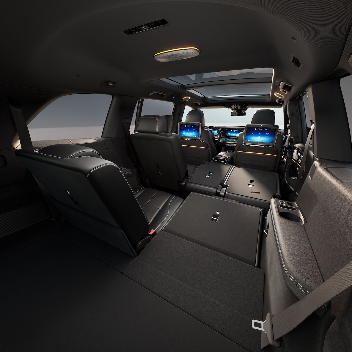 Veel variatie in het interieur van de GLS.