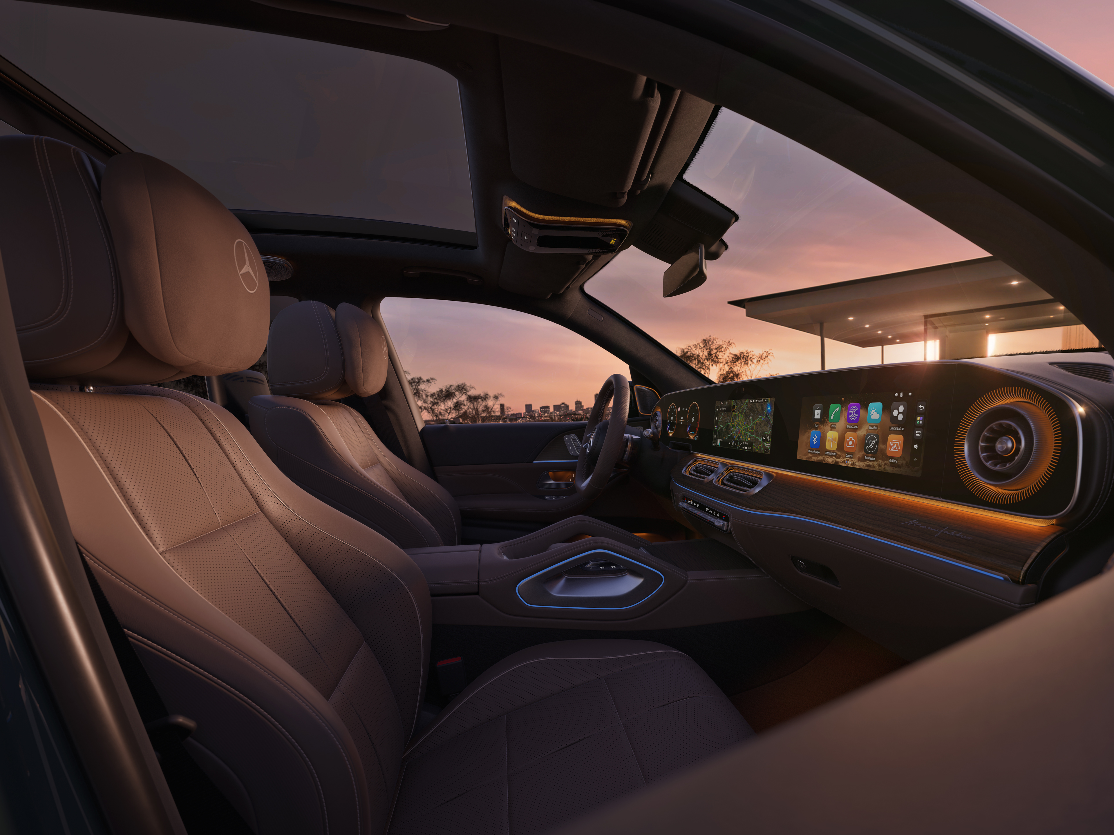 Interieur | De nieuwe GLS | Mercedes-Benz Het interieur van de nieuwe GLS van Mercedes-Benz.