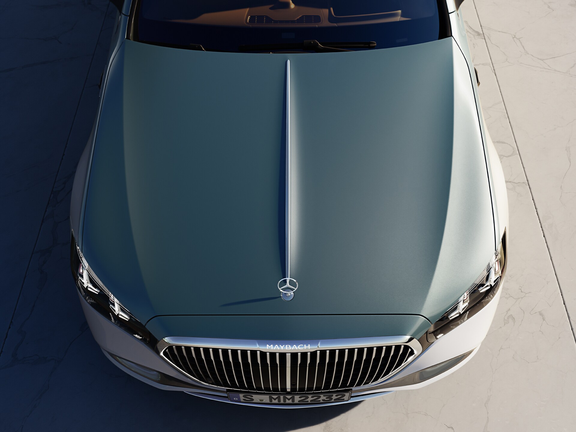 De Mercedes-Maybach S 580 e met EQ Technologie.