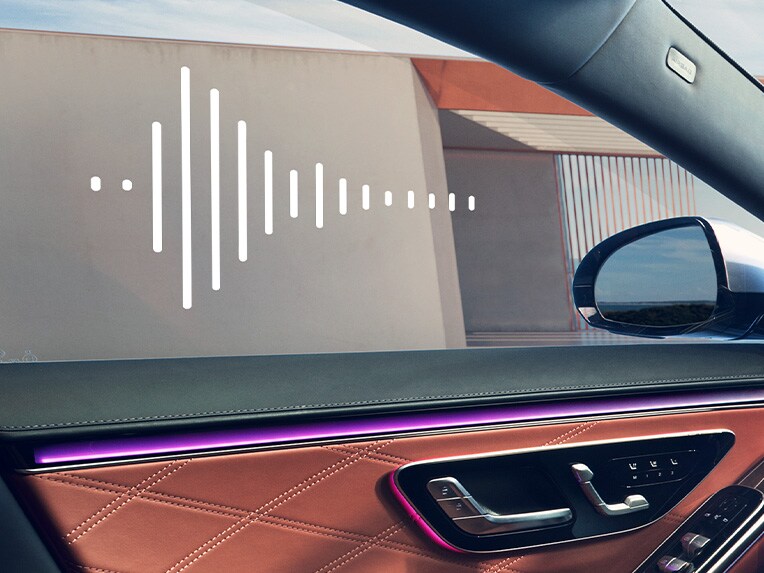 Interieur van de Mercedes-Maybach S-Klasse.