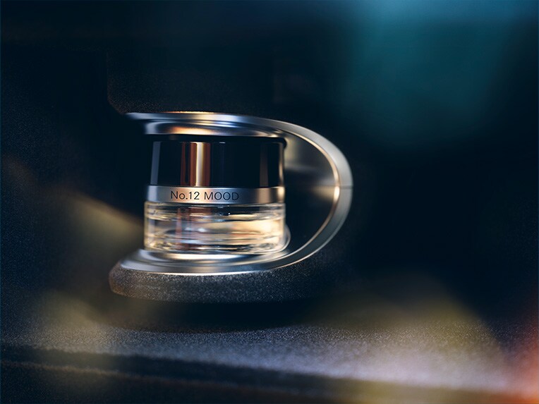 Parfumflacon van de Mercedes-Maybach S-Klasse.