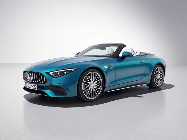 Exterieur van de Mercedes-AMG SL Roadster met V8-stylingpakket exterieur