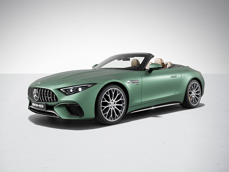 De nieuwe Mercedes-AMG SL 63 S E PERFORMANCE met AMG-chroompakket exterieur.