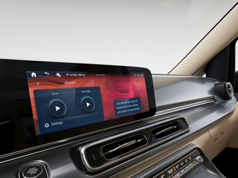 ENERGIZING COMFORT in de Mercedes-Benz V-Klasse.