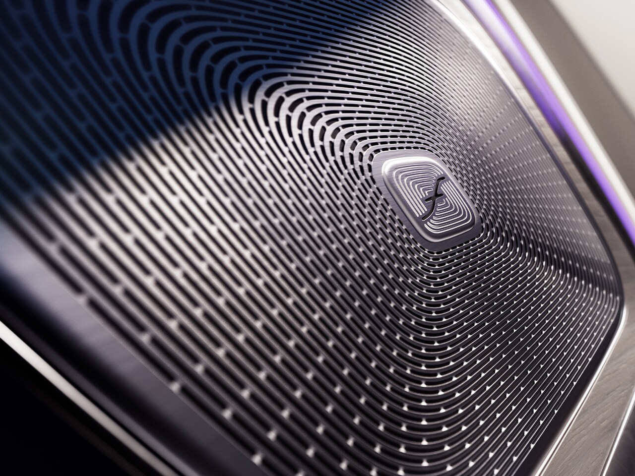 Het Burmester® 3D surround sound systeem met 22 luidsprekers, 750 watt systeemvermogen en Dolby Atmos®.