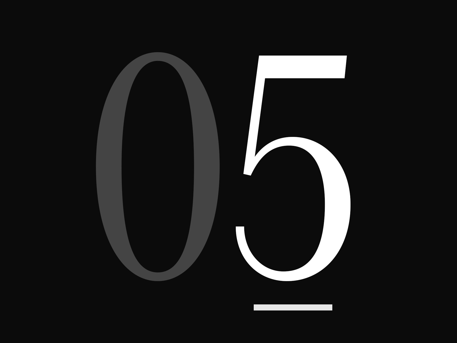 '05' groot geschreven.