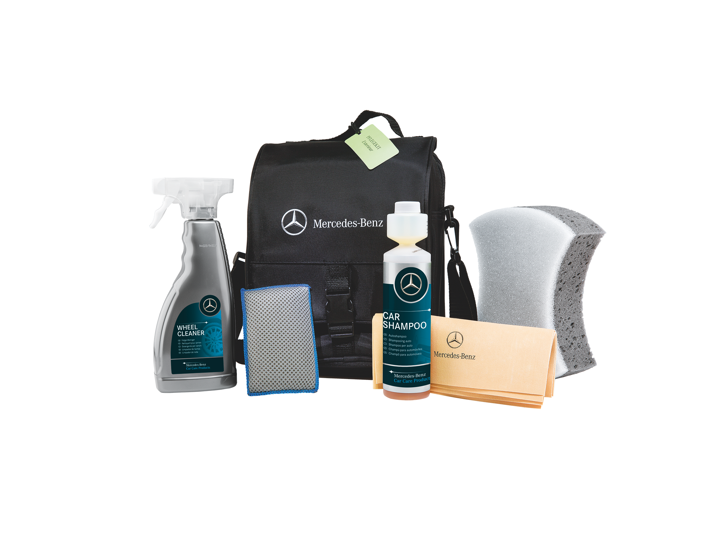 Mercedes-Benz verzorgingsset voor het exterieur.