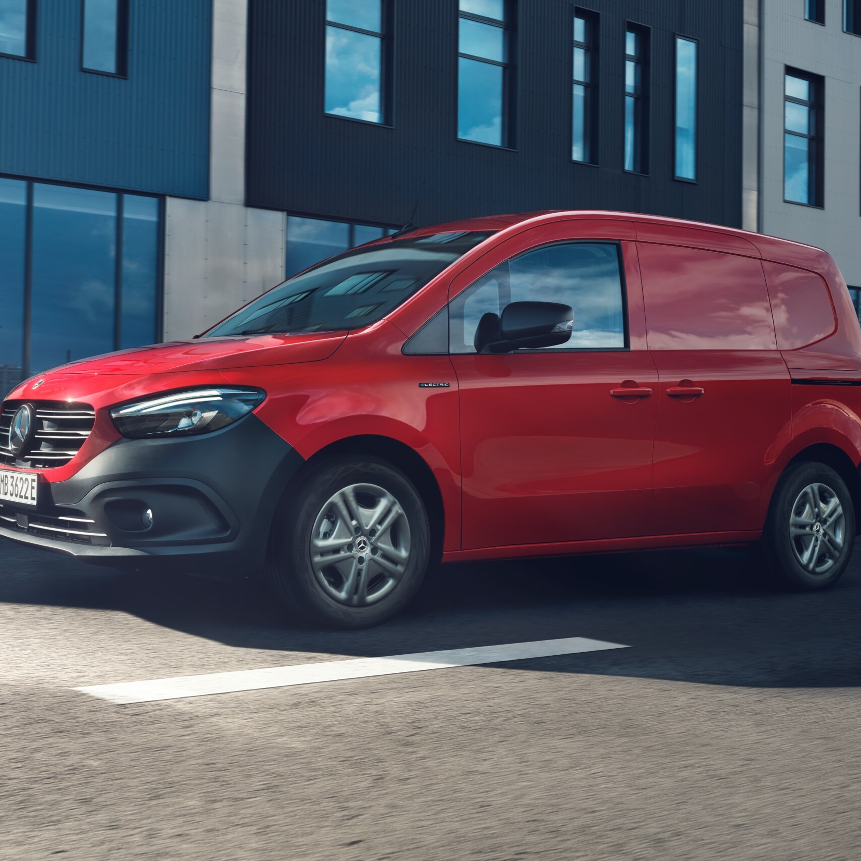De Mercedes-Benz eCitan Gesloten Bestelwagen.