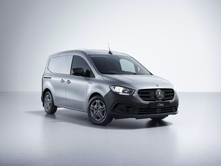De Mercedes-Benz eCitan Gesloten Bestelwagen met de uitrustingslijn PRO.