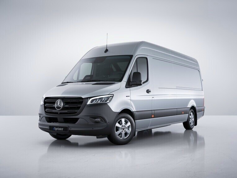 De uitrustingslijn SELECT van de Mercedes-Benz eSprinter Gesloten Bestelwagen.