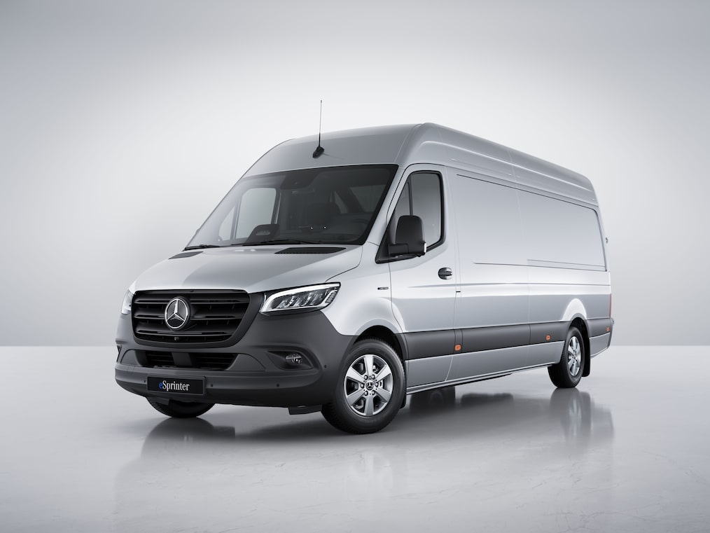 De uitrustingslijn SELECT van de Mercedes-Benz eSprinter Gesloten Bestelwagen.