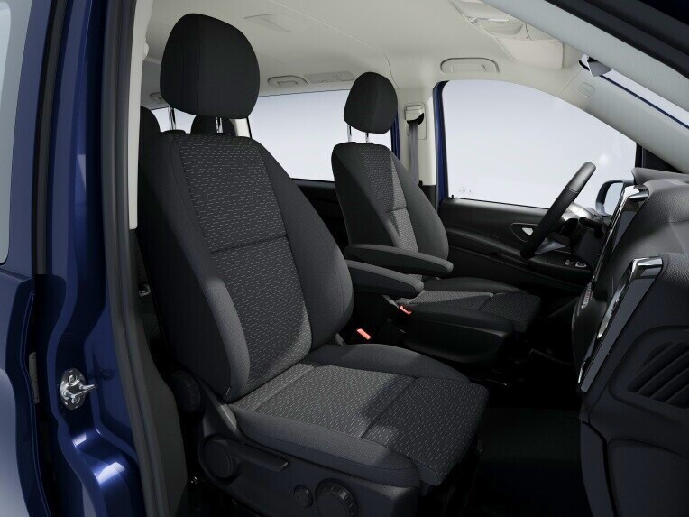 De comfortstoel voor de bestuurder en bijrijder in de Mercedes-Benz Vito.