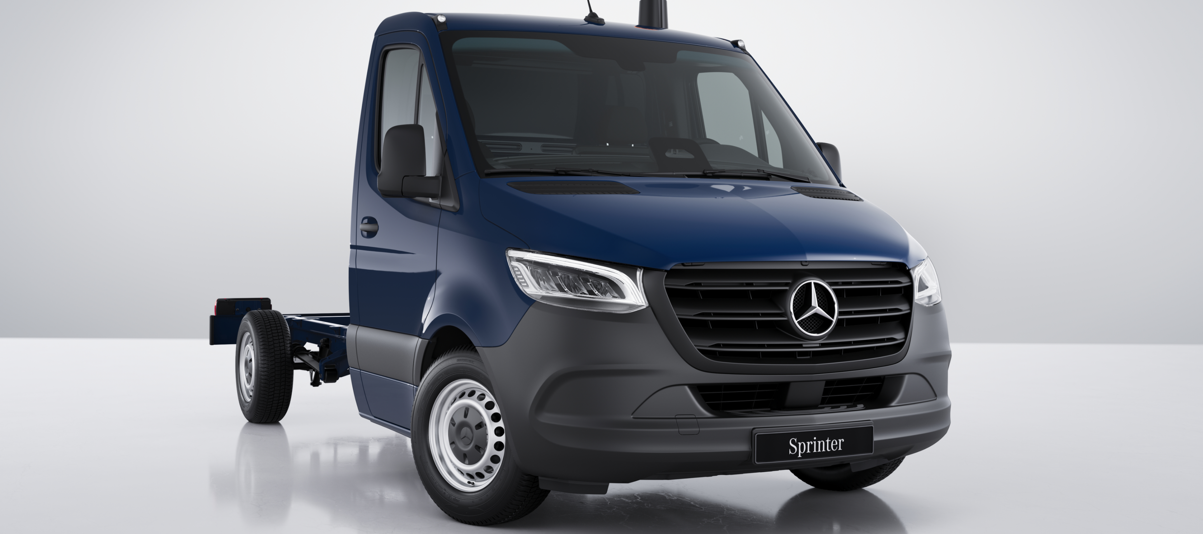 Leasing & Financiering | Sprinter Chassiscabine | Mercedes-Benz Het exterieur van de Mercedes-Benz Sprinter Chassiscabine.