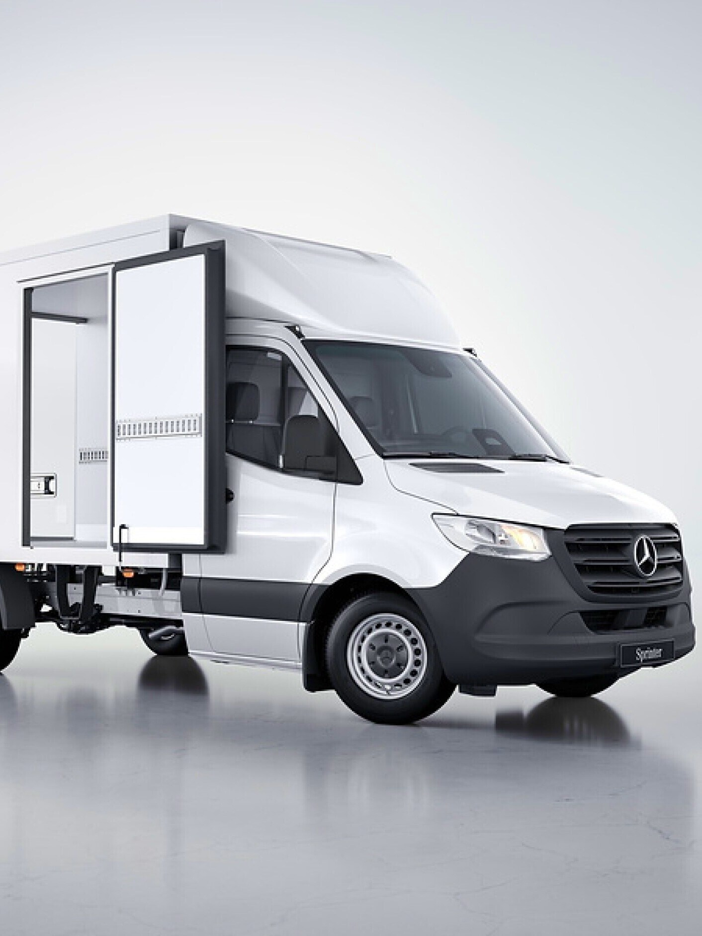 De Mercedes-Benz Sprinter Chassis-cabine met een brancheoplossing van VanSolution.