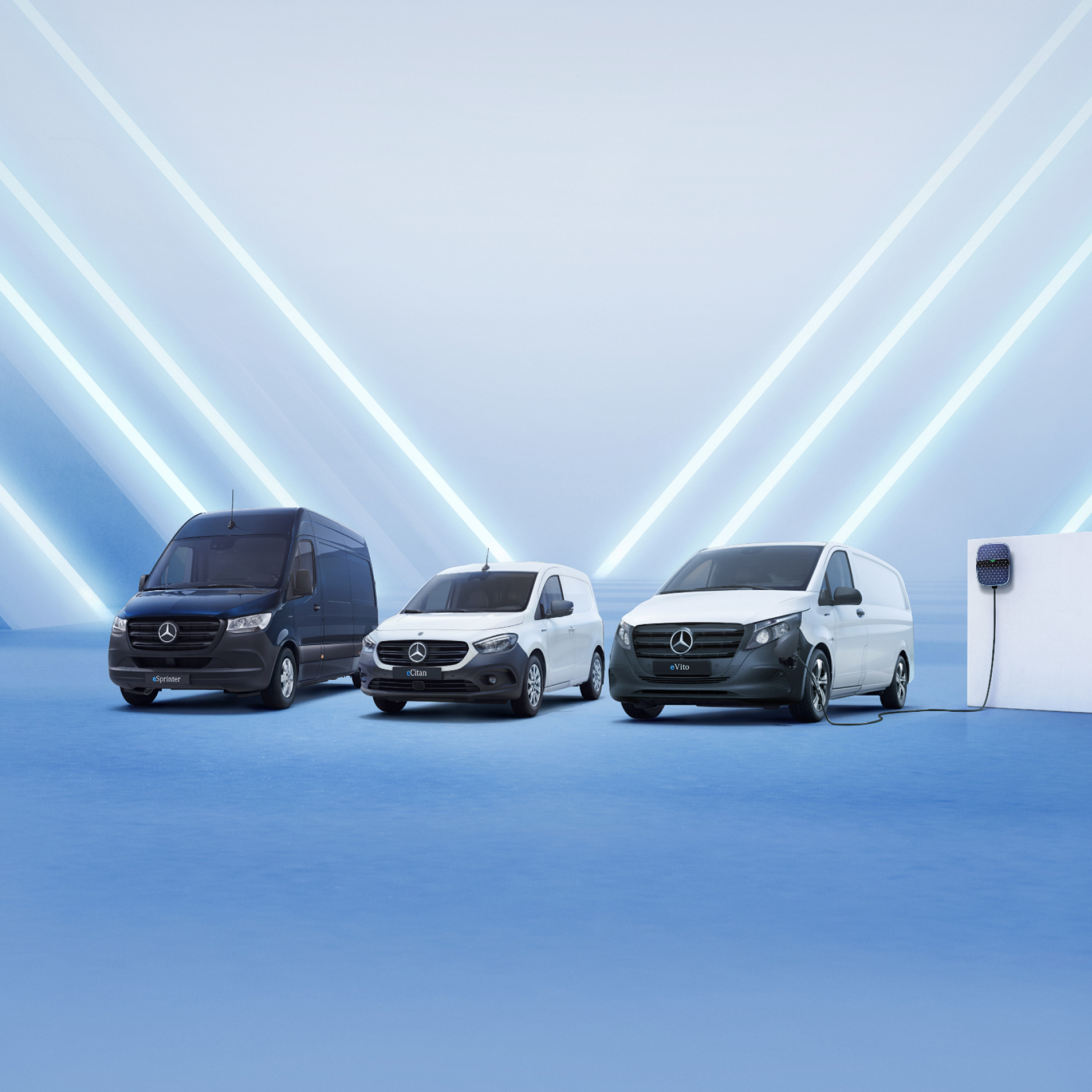 Elektrische bestelwagens | eSprinter, eVito en eCitan | Mercedes-Benz Elektrische bestelwagens, Mercedes-Benz eSprinter, eVito en eCitan.