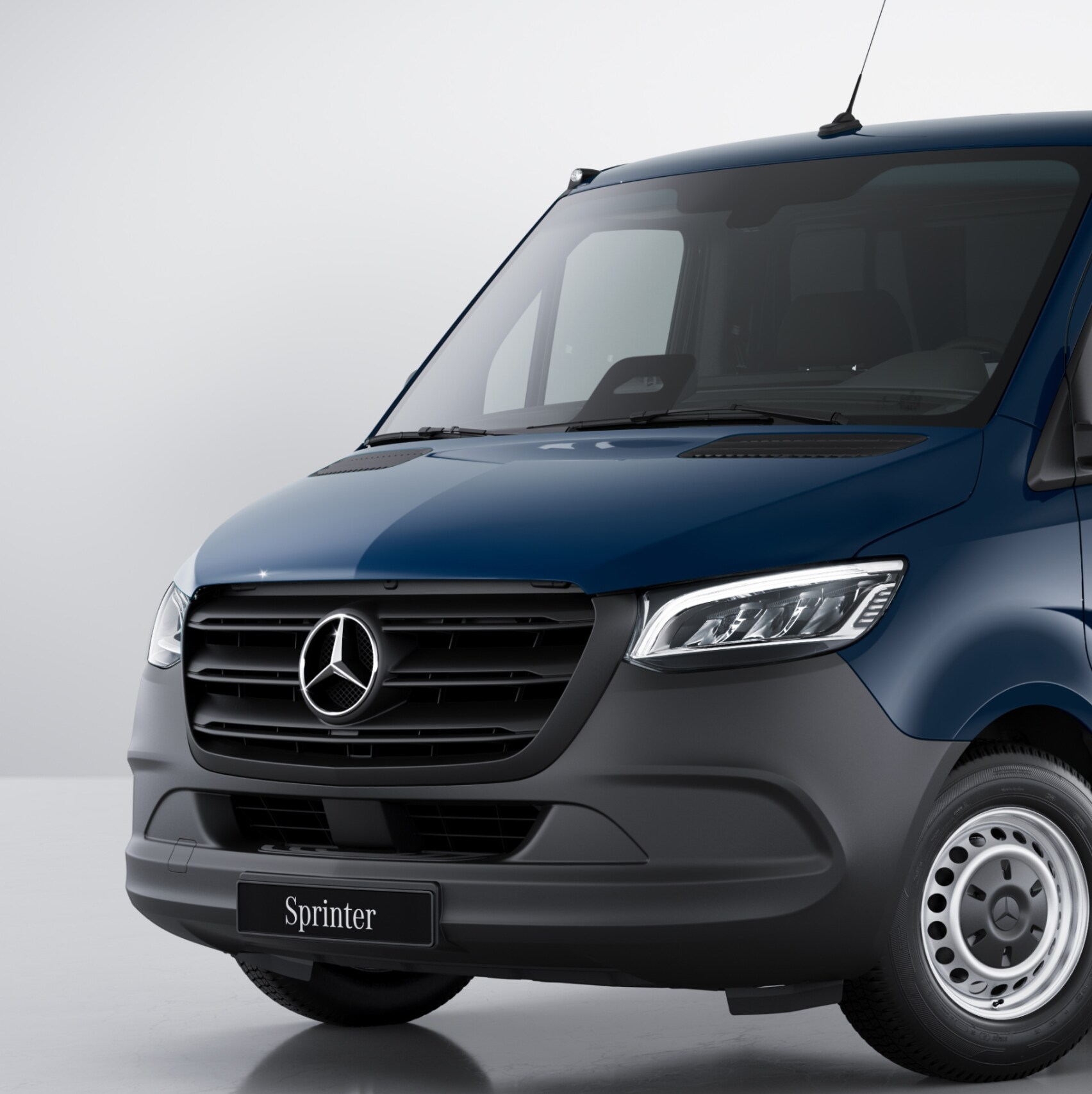 De Mercedes-Benz Sprinter Chassiscabine.