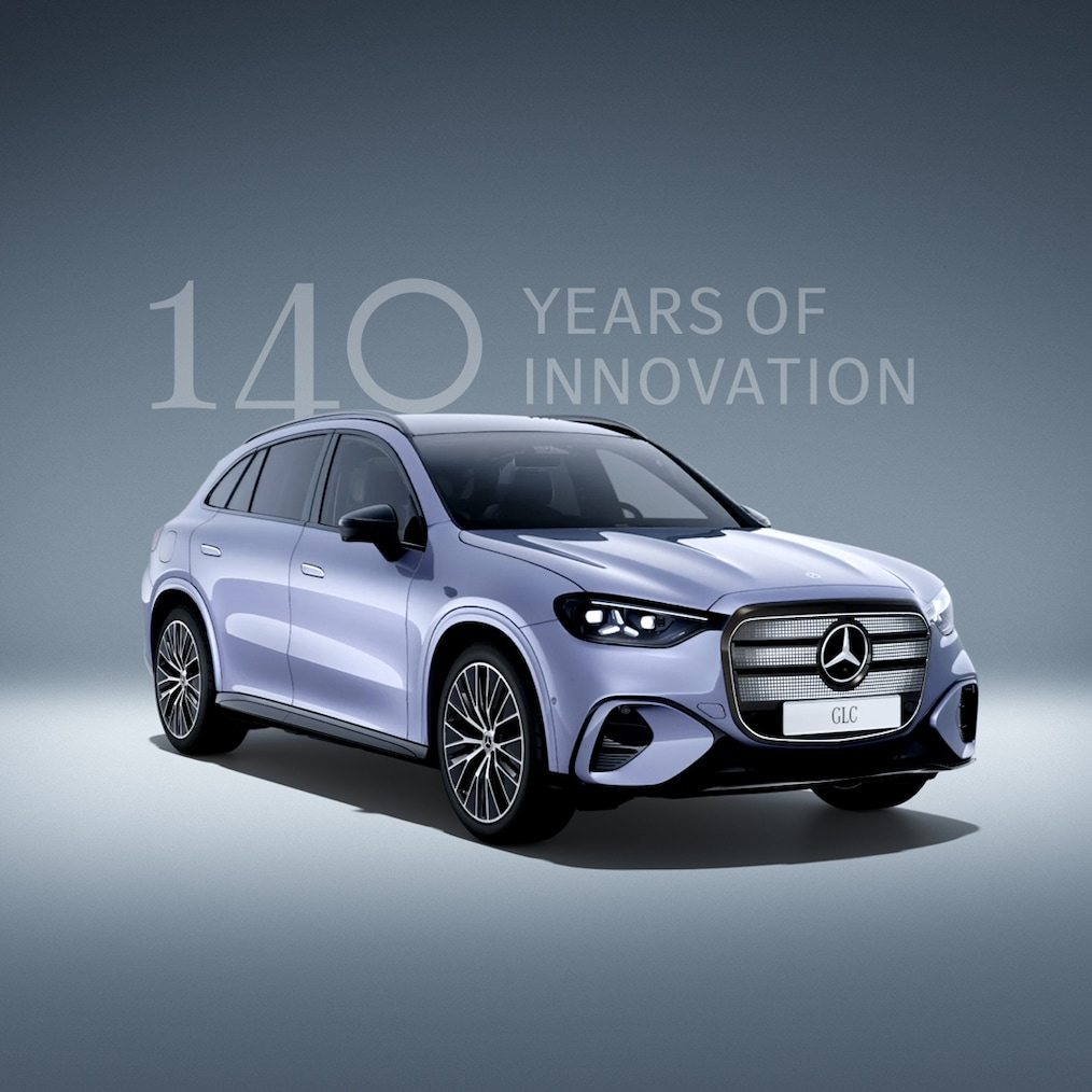 Het exterieur van de nieuwe GLC met EQ Technologie van Mercedes-Benz.