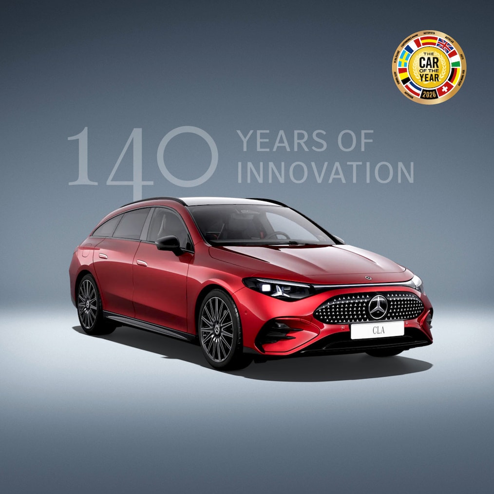 Het exterieur van de elektrische CLA Shooting Brake 