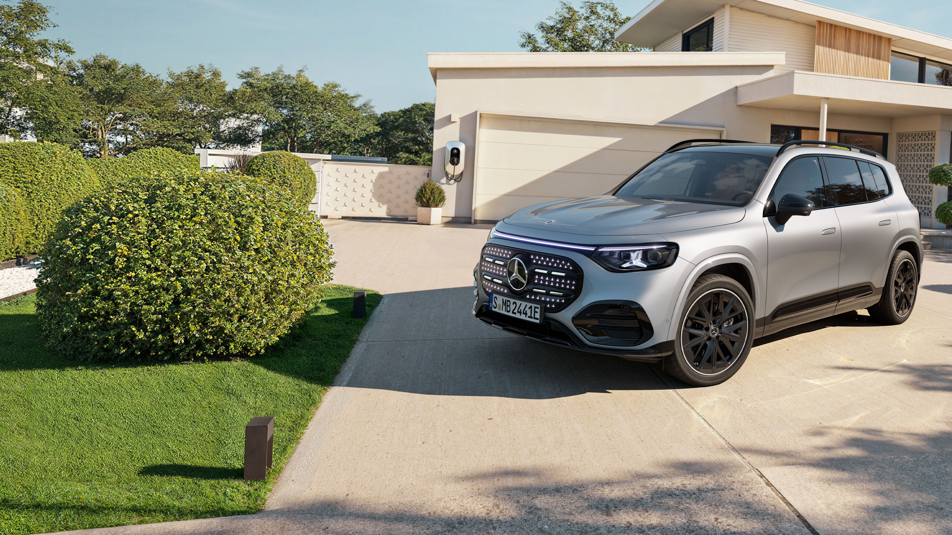 De nieuwe elektrische GLB.