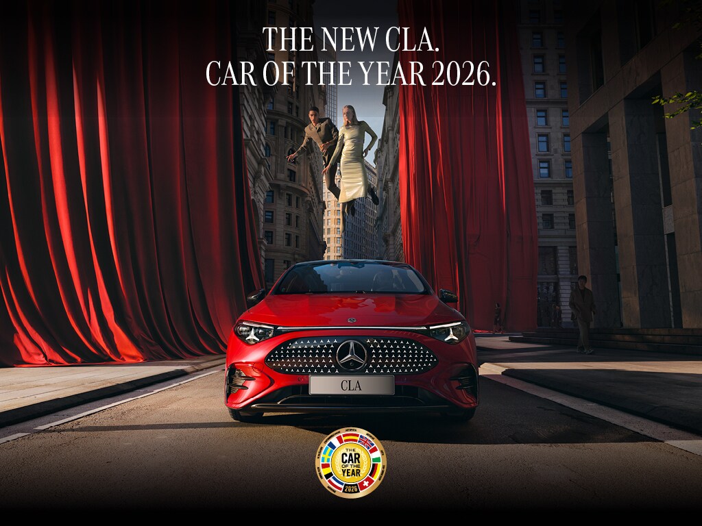 Een ster erbij: de nieuwe, elektrische CLA is verkozen tot Auto van het Jaar 2026