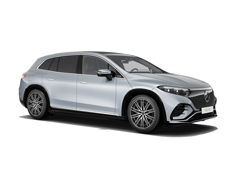 De afbeelding toont de Mercedes-Benz EQS SUV
