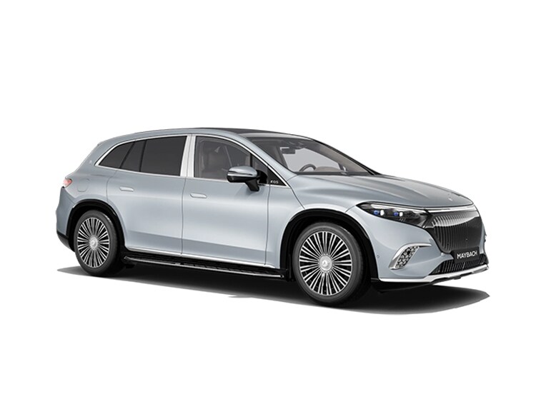 De afbeelding toont de Mercedes-Benz EQS SUV Maybach