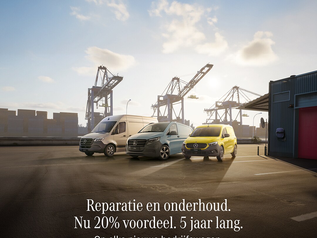 Reparatie en onderhoud. Nu 20% voordeel. 5 jaar lang.