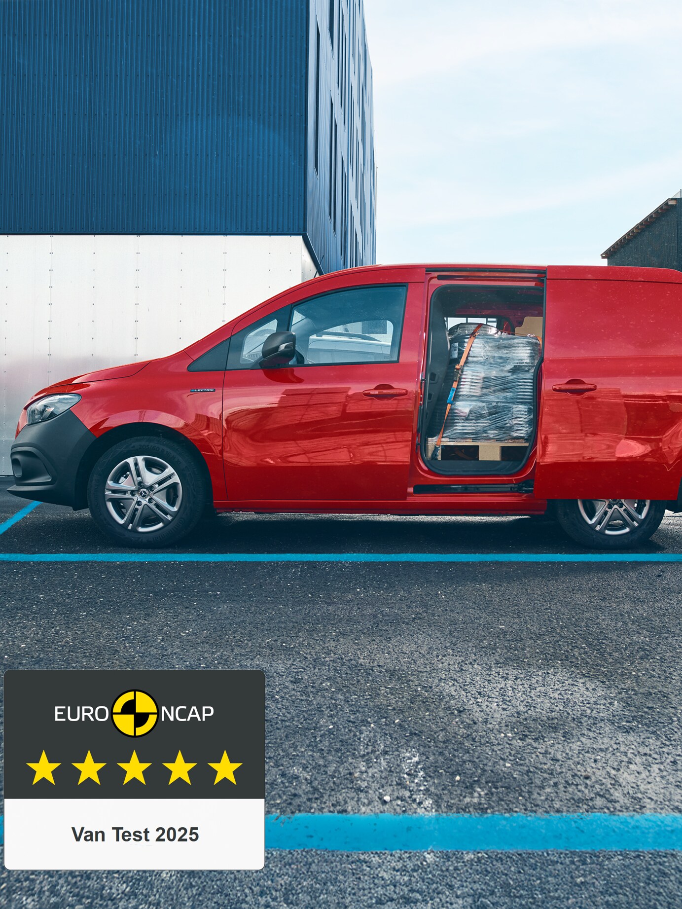 De Mercedes-Benz eCitan Gesloten Bestelwagen als kleine bestelwagen.