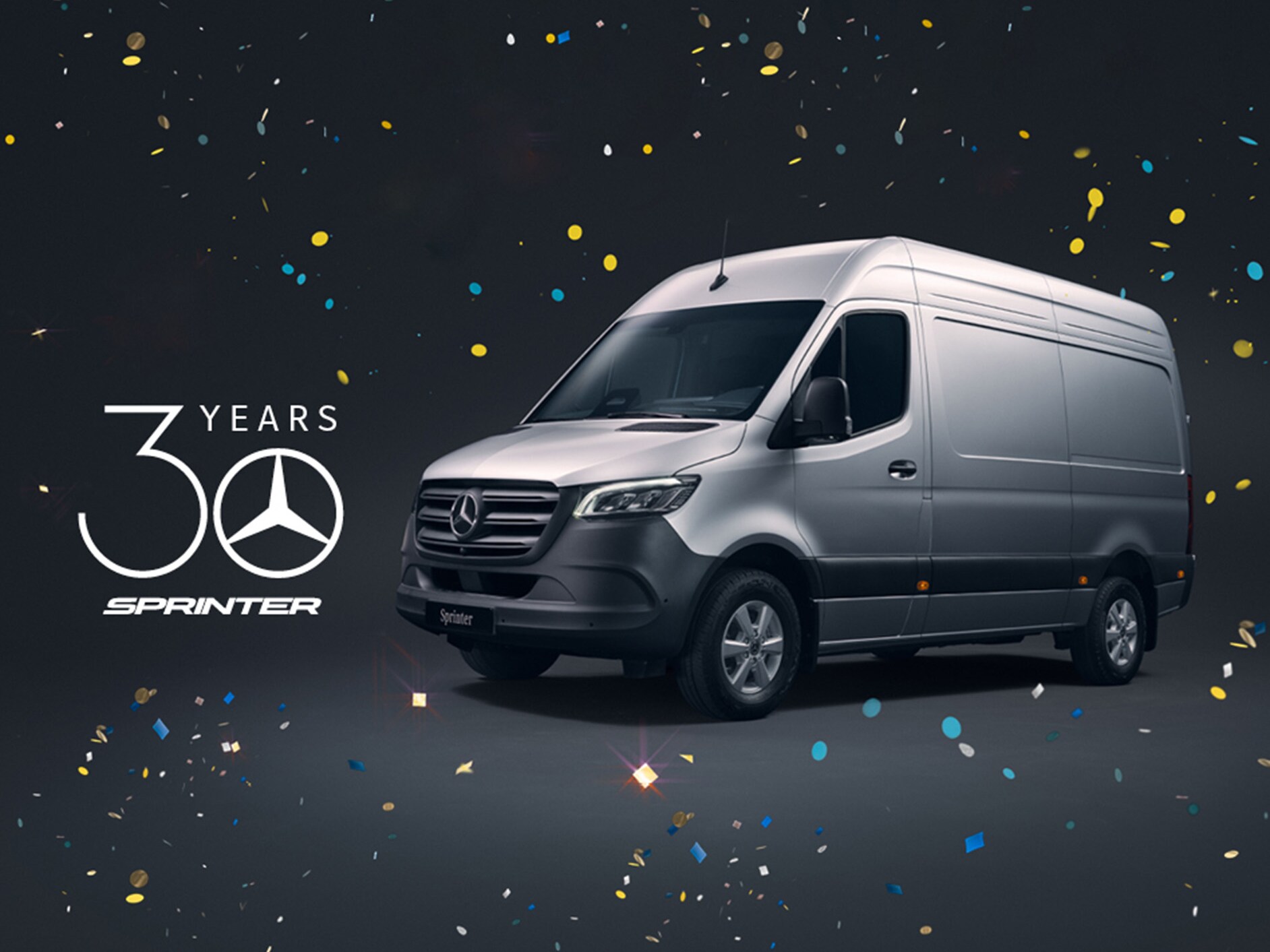 Sprinter en eSprinter Premium Edition 30 years – het speciale model met jubileum aanbieding.