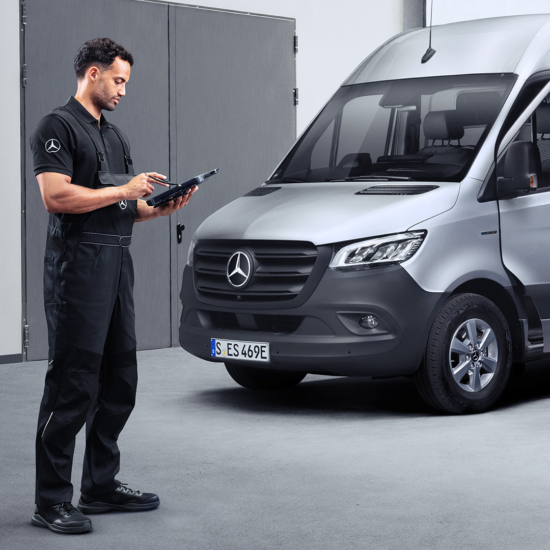 Het digitale servicerapport | Mercedes-Benz Bestelwagens Het digitale servicerapport
