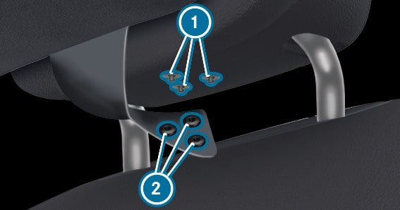 Kwak's Hoofdsteun Taillekussen Set, Maybach Design S Klasse Super Zacht Auto Hoofdsteun Kussen lendensteun Fraude Suede Cover PP Katoenen Vulling Kussen (bruin